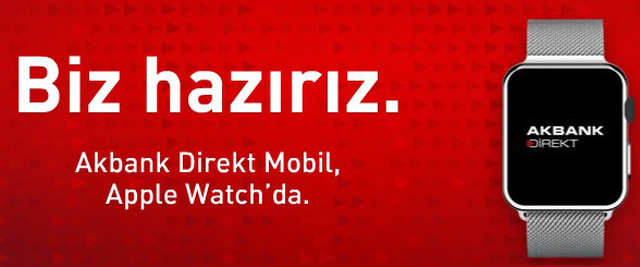 akbank direkt mobilapple watch uygulaması